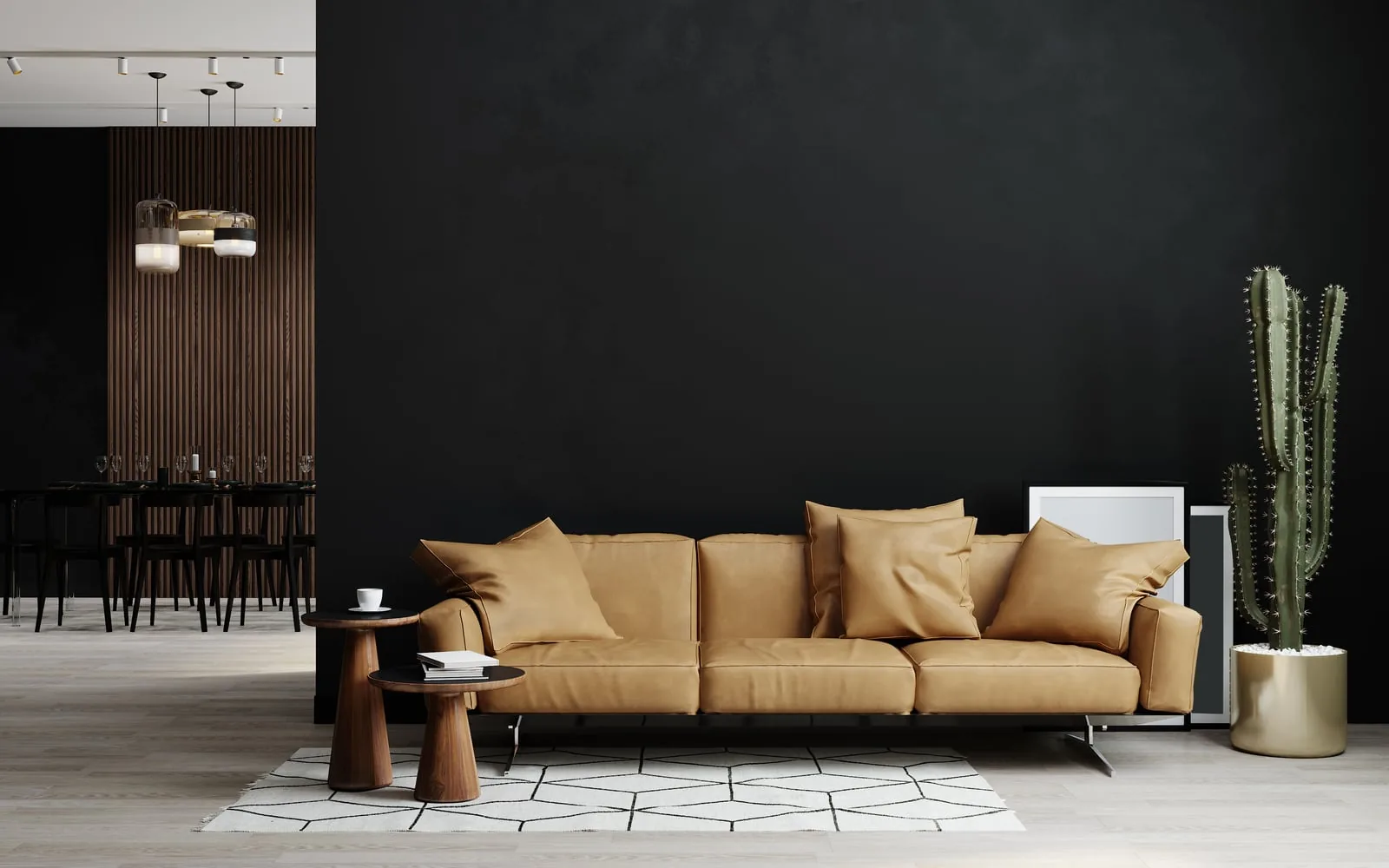 A room in the Industrial style
