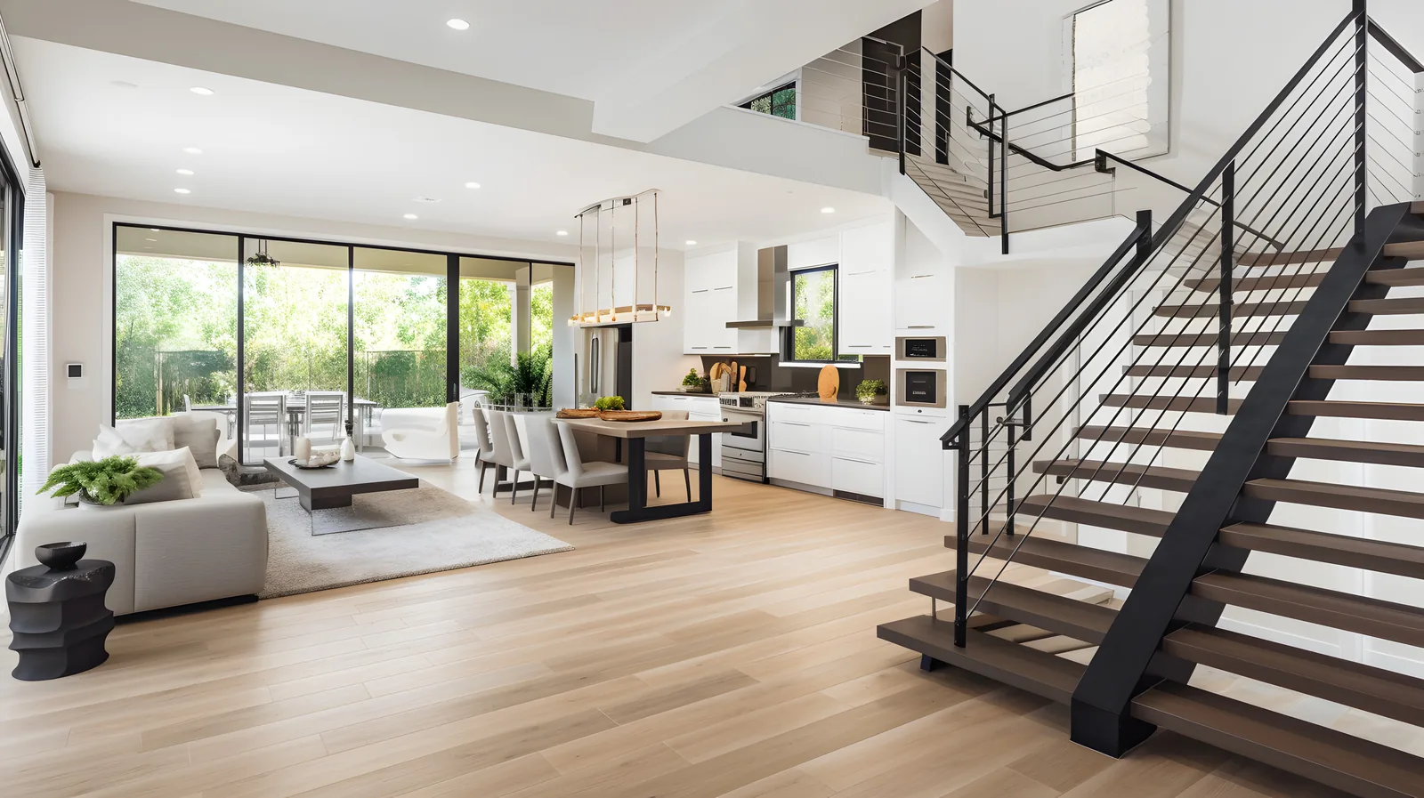 Redesigned living room